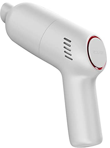 Pongnas Aspirateur Portatif sans Fil de Voiture pour Poils d'animaux, Machine d'Aspiration de Bureau à Aspiration Puissante avec Accessoires Complets (White)