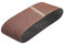 wolfcraft 3 Gewebe-Schleifbänder 75x510 mm I 1912000 I Körnung 80 I Flexibel und widerstandsfähig I für Holz und Metall, Farben und Lacke I für Bandschleifer