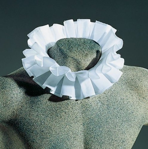 Festartikel Müller Kostüm Zubehör Clown Kragen weiß zu Karneval Fasching