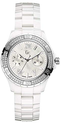 GUESS GC Women's Watch X69111L1S, White, 36MM, X69111L1S