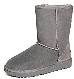UGG Damen CLASSIC SHORT II Classic Boot, GREY, 38 EU