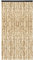 Flauschvorhang, Chenille Vorhang, Insektenschutz für den Sommer Extrabreit, Auswahl: 140x220 Meliert beige - weiß