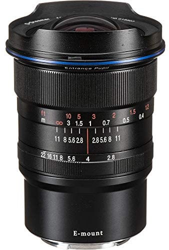 Laowa 12mm f/2.8 Zero-D Sony FE Lens Wide MILC/SLR 16/10 22-2.8 Manual Sony E Black