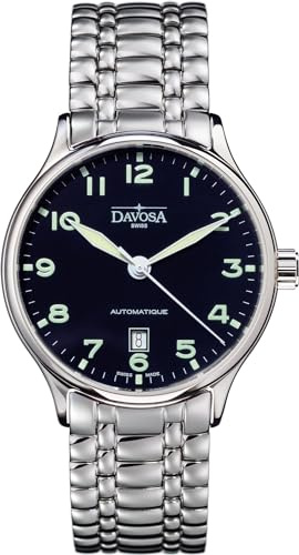Men'Davosa Herren Armbanduhr Invicta Analog Automatik Edelstahl Silber 16145650