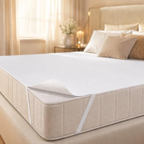 4myBaby BESONDERE Technik Matratzenschutz Wasserdicht Matratzenschoner wasserdichte Betteinlage Frottee 60x120 cm bis 220x200 cm - 9 Größen (80x200)