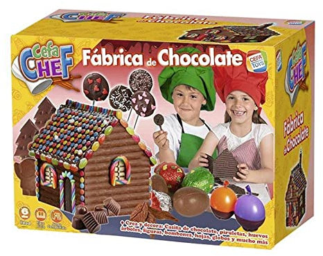 Cefa Toys Cefa Chef-21791 Fabrica de Chocolate, Juego de comiditas en Miniatura, Multicolor (Cefatoys 21791)