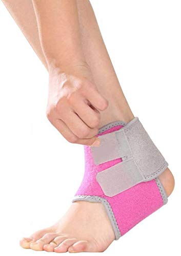 1 Pair Girls Boys Ankle Support Brace Compression Strap Immobilization Foot Wrap Protector for Strains Sprains Arthritis Ankle Pain Relief Tendon Injury Recovery Re-injury Protection
