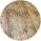QPC Direct Wooden Plank Rustic Wood Effect Print PVC Oilcloth Table Cover Vinyl Tablecloth (53 Round)