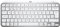 Logitech MX Keys Mini tastiera wireless illuminata minimalista, compatta, Bluetooth, retroilluminata, USB-C, compatibile con Apple macOS, iOS, Windows, Linux, Android, metallo, grigio chiaro, QWERTY
