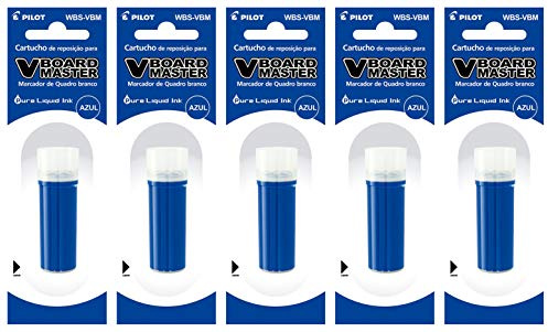 PILOT Refill für V BOARD MASTER (5 Nachfüller, Blau)