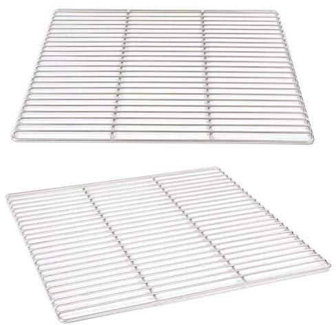 Grillrost 50 x 50 cm aus Edelstahl rostfrei und elektropoliert