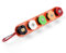 Durable Metal Pressure Washer Nozzle Holder With Five Power Washer Tips (Orange Holder+ 5 Nozzle Tips)