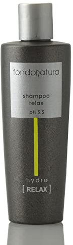 Fondonatura Shampoo Relax 250 ml PH 5.5 Delicato con Oli Essenziali di Ylang Ylang, Tea Tree e Menta