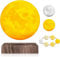 Magnetische schwimmende Mondlampe - Spinning 3D-Druck Mondlampe schwebend 3 Farben LED Mondlicht für Urlaub Geschenke Home Decor Nachtlichter