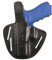 COP 101 Pancake Gürtelholster, Leder, 50 mm BL/schwarz, rechts, H&K VP9 (SFP9), Magazinauswurfhebel Wird verdeckt