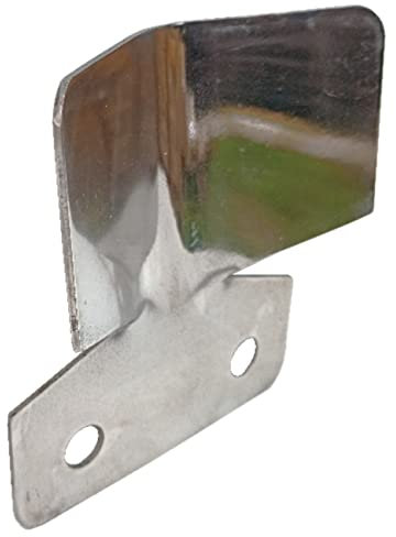 XIMPLIO Stoßstangenschutz für Anhängerkupplung Zwischenplatte Kugel-Bock 90 mm. (Silver)