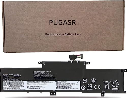PUGASR L17L3P53 01AV481 Laptop Battery for Lenovo ThinkPad L380 Yoga L390 Yoga Serie Notebook SB10K97625 01AV482 01AV483 L17C3P53 L17M3P55 SB10K97626 SB10K97627 11.1V 45Wh
