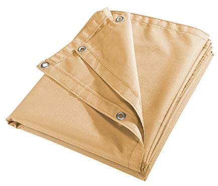 CelinaSun Basic Sichtschutz Balkon 2,30 x 1,80 m Sand beige PES Balkonbespannung mit Drahtseil wasserabweisend