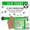 OWLBOOK VIP Fußball Ticket 25 Einladungskarten Fussball Jungen Einladung Fußball Geburtstag Kindergeburtstag Geburtstagseinladungen Kinder Junge zum Ausfüllen mit Umschläge