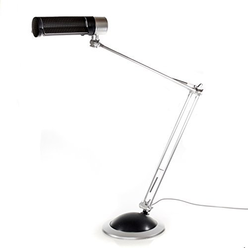DbKW (Schwarz/Silber) T1419 Tischleuchte/Schreibtischleuchte. Lampe Leuchte Schreibtischlampe Tischlampe Nachttischleuchte …