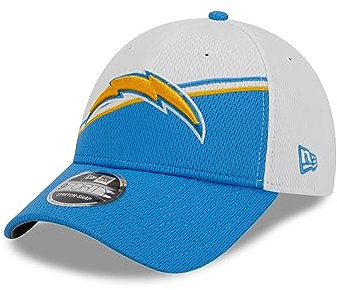 New Era Los Angeles Chargers NFL 2023 Sideline White Lightblue 9Forty Stretch Snapback Cap - One-Size