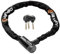 Via Velo Bike Chain Lock, 2.95 Ft 6mm Chain Heavy Duty Anti-Theft Bicycle Lock with 3 Keys, Security Bike Locks for Scooter, Motorcycle, Gate, Fence, Valuables Ect