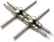 YCBXL Crab-Eye Wrench Lens Opener Camera Lens Repair Tool Made of Stainless steel/1660