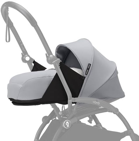 Pack para Recién Nacido 0+ Stokke YOYO, Stone - Incluye colchón, dosel extensible y arnés de cinco puntos - Requiere chasis YOYO (se vende por separado)