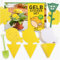 Chillife Gelbsticker Set I 50 Gelbtafeln gegen Trauermücken, Verschiedene Designs I inkl. 20 Bindedrähten 3 Doppelstäbchen und 1 Schaufel I Gelbsticker Trauermücken, Gelbfalle für Trauermücken