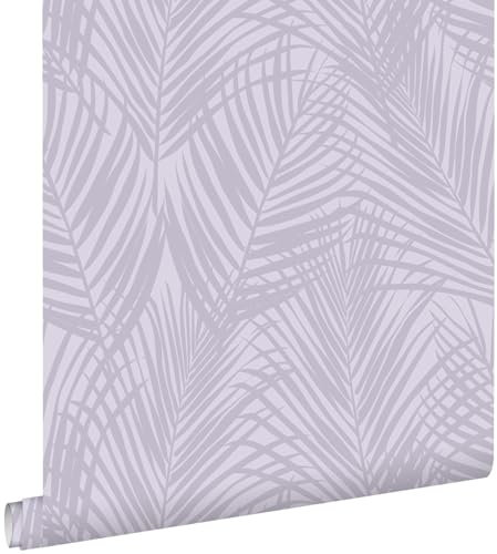 papier peint feuilles de palmier lilas violet 0.53 x 10.05 m - ESTAhome