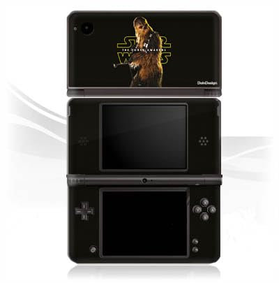 DeinDesign Skin kompatibel mit Nintendo DSi XL Folie Sticker Chewbacca Star Wars