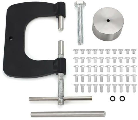 Semi Tubular Rivets Tool, 1/8 Vent Window Restoration Tool Kit with Cylindrical Rivet Tool for Tonka Pinball Vent Colema n Repair, 50 Piece Set