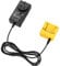 18V Fast Battery Charger for Dewalt DCB201 DCB200 DCB230 DCB205BT DCB205 DCB206 DCB203BT DCB204BT DCB127 DCB203, Li-ion Compact Mini Battery Charger