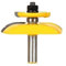 1 Stück Raised Panel Router Bit mit Backcutter – Cove 3-1/4 Durchmesser Holzbearbeitungsschneider Zapfenschneider for Holzbearbeitungswerkzeuge