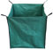 Whakano Gartensäcke Laubsack Big Bag mit 4 Hebeschlaufen,Stabil & Faltbar Gartenabfallsäcke,Schüttgutbehälter,Abfallsack,Rasenschnitt für Gartenabfälle Gras Grünschnitt Laubabfall,90x90x90cm 720L