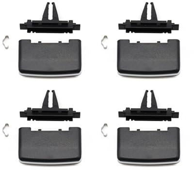 XEBRAD Reparatursatz for Lüftungsschlitz-Clips vorne im Auto, for Mercedes-Benz, C GLK-Klasse W204 X204 C180 C200 C260 GLK260 GLK300 GLK350 Entlüftungsclip für Klimaanlage(Front 4PCS)