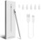 Stylus Stift für iPad (2018-2024), USB C Schnellladeleistung, Palm Rejection und Neigungssensitivität für iPad 6-10, für Pro 13/12,9/11 M4, Air 3/4/5, Air 13/11 M2, Mini 6/5