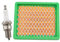 MCHNIC Service Kit Air Filter Spark Plug for Hyundai HYM430SP, HYM460SP, HYM460SPE, P4600SP, P4600SPE Lawnmower