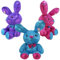 BEMIRO Osterhase Plüschtier groß – 90 cm (60 cm sitzend) – Mit Schlaufe & glitzernden Kunststoffaugen – Zum Kuscheln & Dekorieren (Set)