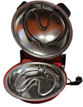 Bellanapoli PLUS fornetto pizza con doppia regolazione della temperatura fino a 400°C potenza di 1300 Watt cuoce una pizza da 3 a 5 minuti