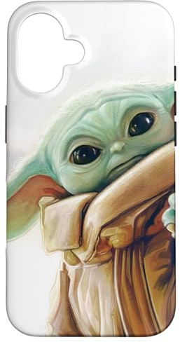 Star Wars The Mandalorian Grogu White Case for iPhone 16