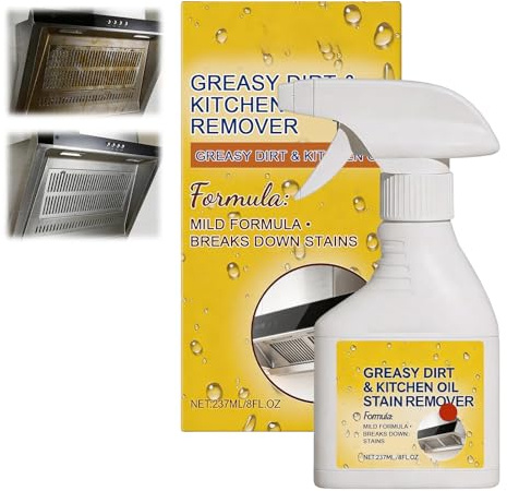 Oven Cleaner Heavy Duty, Pro Oven Foam Cleaners for BBQ, Grill, Hob & Stovetop Kitchen Cleaner Spray, Kitchen Degreaser for Ceramic Hob Oil Stains, Oven Glass & All-Purpose Kitchen Clean Up