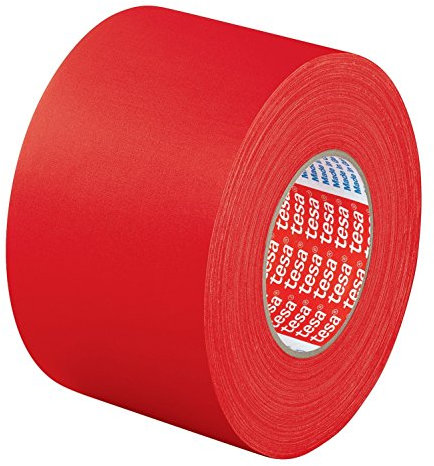 Tesa 4651-50-50-08 Gewebeband 50mm x 50 m rot