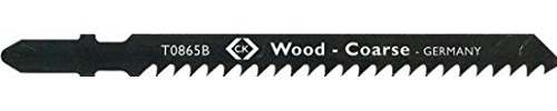 C.K T0865B Jigsaw Blades for Wood, 0 V, Black, Set of 5 Piece