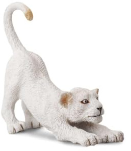 CollectA 88550 - Weißes Löwenjunges sich streckend