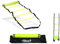 ND Sports Sports Training Ladder Running Football Agility Steps In Carry Bag Uk Stock 2m, Green