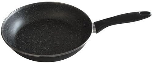 Beka 14737204 Kitchen Roc Poêle à Frire en acier émaillé noir moucheté 20 cm