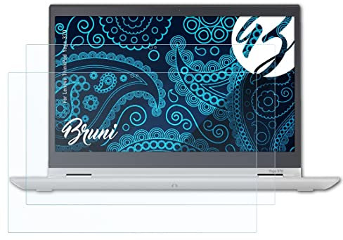 Bruni Schutzfolie kompatibel mit Lenovo ThinkPad Yoga 370 Folie, glasklare Displayschutzfolie (2X)