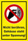Melis-Folienwerkstatt Schild - Nicht berühren - 30x20cm - 3mm Aluverbund – S00355-007-C 20 VAR