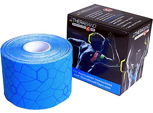 TheraBand Kinesiologie-Tape, Standardrolle, TherKin, blau, 2 x 16.4'